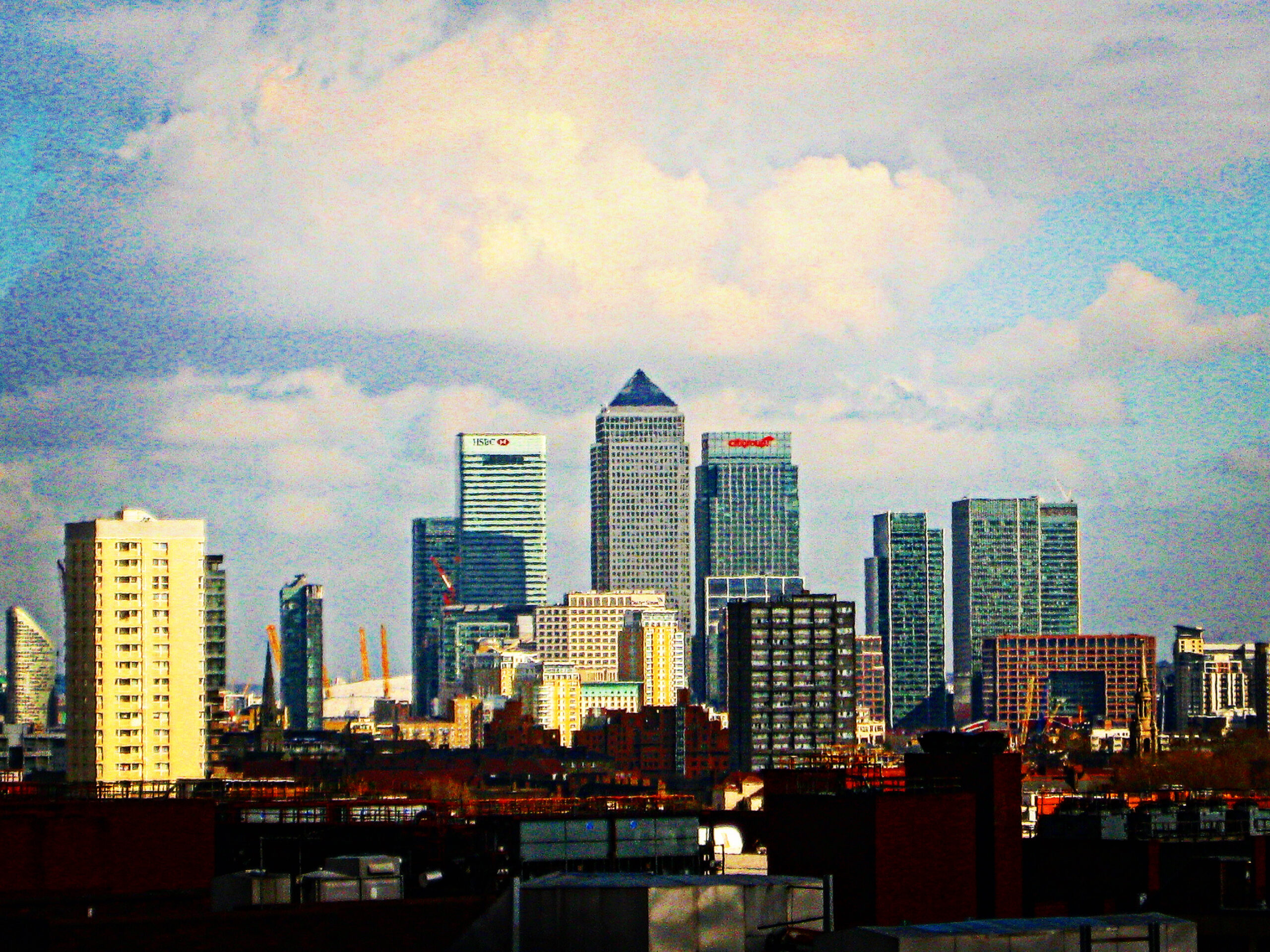 Canary Wharf - in colour!